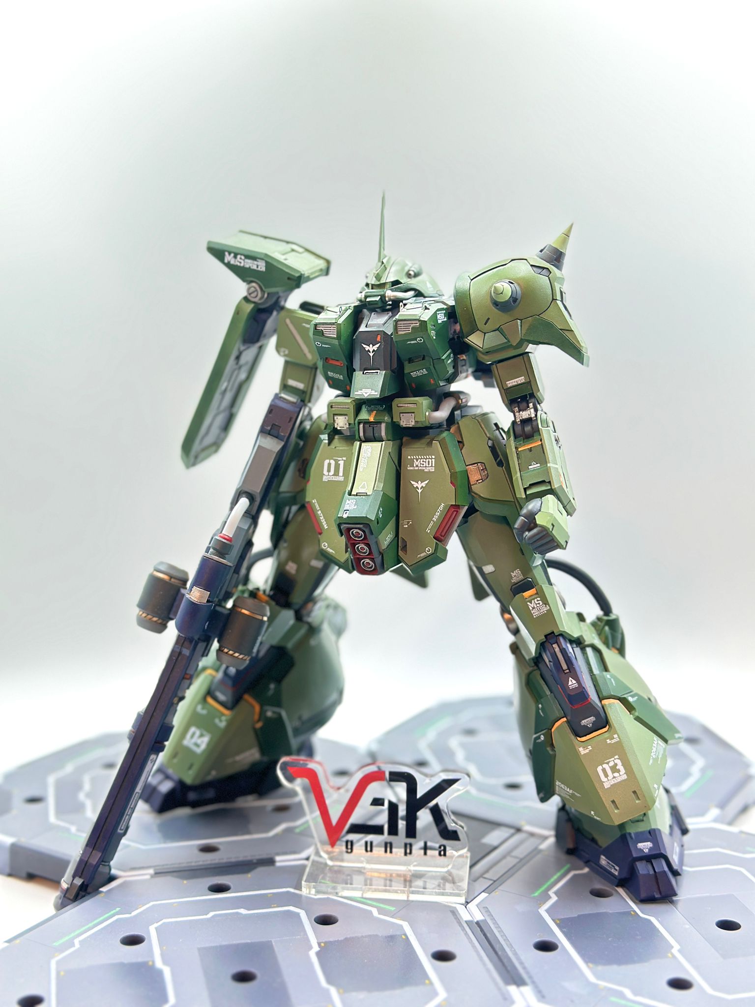 Yujiao Land Studio Resin Conversion Kit GK MG 1/100 Zaku III